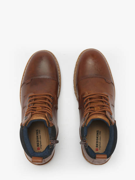 Boots Tuto Uit Leder Redskins Bruin men TUTO ander zicht 3